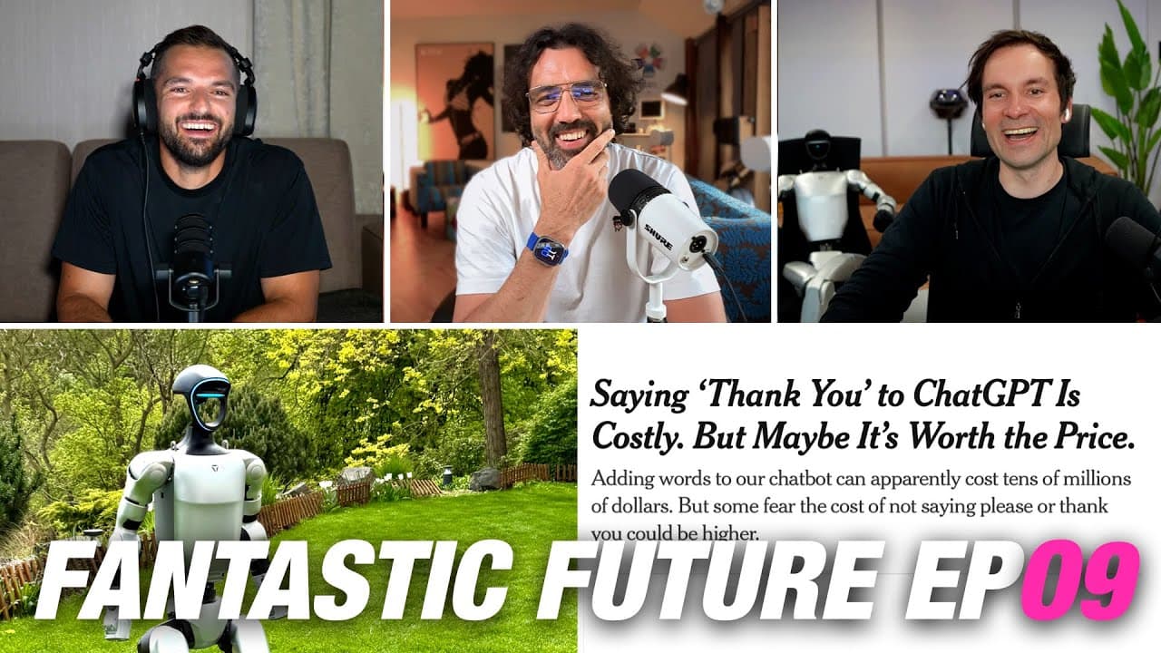 Fantastic Future EP09 - Robot Jarmil v ČR 🤖 Neděkujte ChatGPT ☝🏼 Proč OpenAI buduje vlastní sociální síť? Život ve Vesmíru?