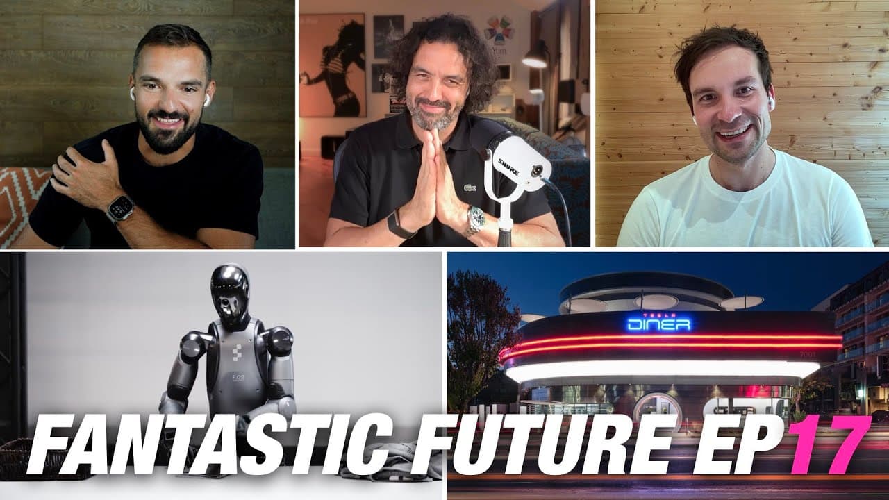 Fantastic Future EP17 - Jarda jede AI hudbu v sauně 🎵 Lubo hodnotí Tesla Diner 🚗 Petr je zmaten z GPT5 🤖 Robot skládá prádlo