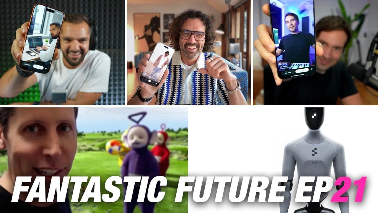 Fantastic Future EP21 - Sora 2 boří internet 🙈 I realitu. Figure 03 je 🤯 Jony Ive má 🏮 Musk Grokipedii a Čína anti-aging 🧬