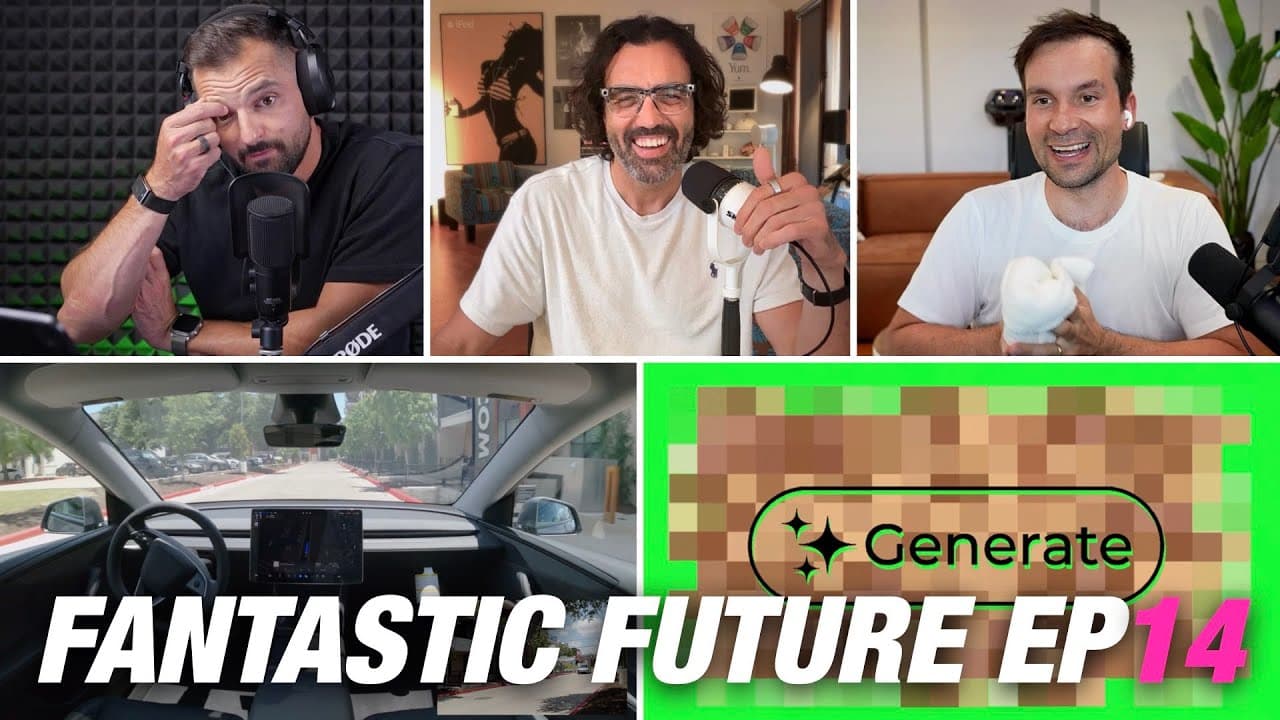 Fantastic Future EP14 - 🚙 Tesla sama dojede... Jony a Sam mají problém? 😳 Avataři jsou hýr 🤖 AI přepisuje historii i P0rn0